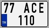 License plate of Turkey, Regular plates
