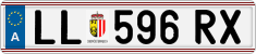 License plate of Austria, Regular plates