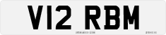 License plate of the United Kingdom, 1983 year system
