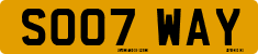 License plate of the United Kingdom, 2001 year system