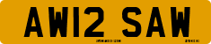 License plate of the United Kingdom, 2001 year system