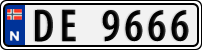 License plate of Norway, Trailers, motorcycles, special vehicles