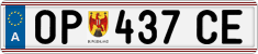 License plate of Austria, Regular plates