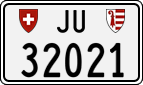 License plate of Switzerland, Cars