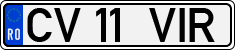 License plate of Romania, Regular plates