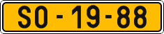 License plate of the Czech Republic, Commercial vehicles (1960)