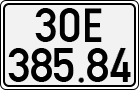 License plate of Vietnam, Cars