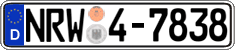 German license plate, Regional authorities