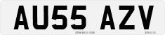 License plate of the United Kingdom, 2001 year system