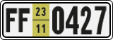 License plate of Armenia, Export transit plates