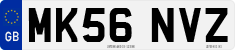 License plate of the United Kingdom, 2001 year system