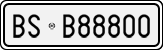 License plate of Italy, Cars (1927 year series)