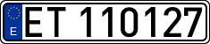 License plates of Spain, Official and military plates