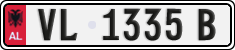 License plate of Albania, Cars (1993)