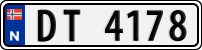 License plate of Norway, Trailers, motorcycles, special vehicles
