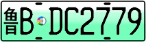 License plate of China, Electric vehicles