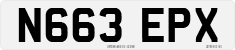 License plate of the United Kingdom, 1983 year system