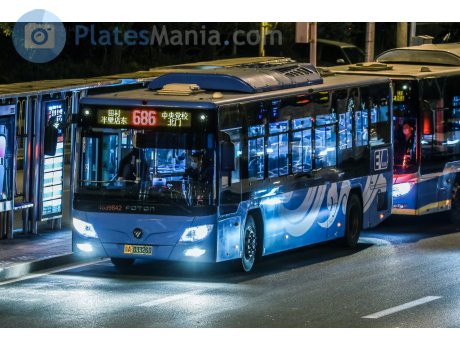 京A·03326D, Foton BJ6105