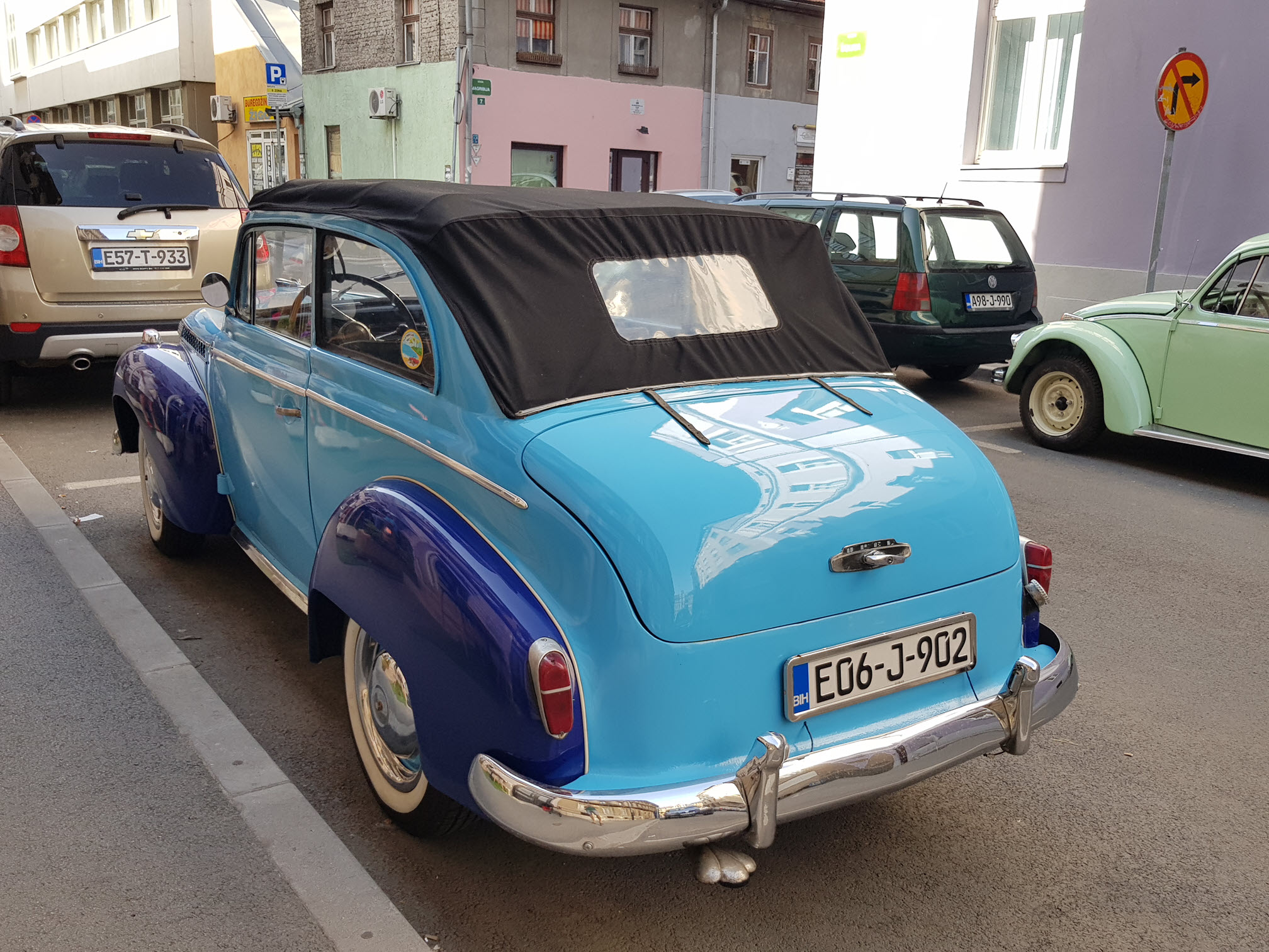 E06-J-902, Opel Olympia 2nd gen 50/51 Cabrio-Limousine, 1950–1953
