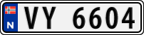 License plate of Norway, Trailers, motorcycles, special vehicles