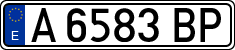 License plates of Spain, 1971 year series