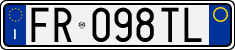 License plate of Italy, Cars (1994 year series)