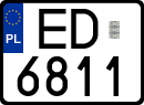 License plates of Poland, Special vehicles and motorcycles