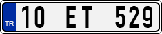 License plate of Turkey, Regular plates