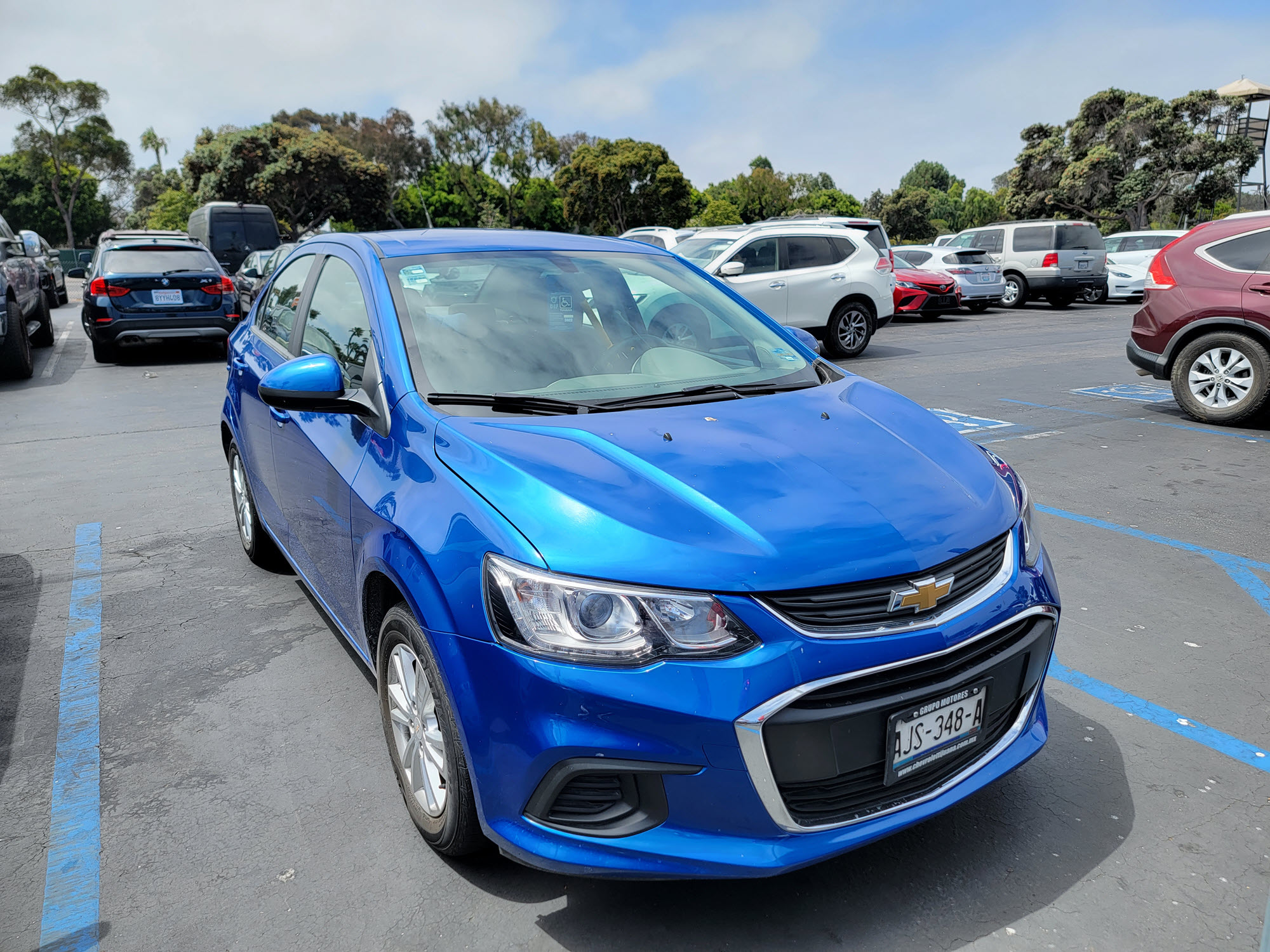 AJS-348-A, Chevrolet Sonic 1st gen Sedan (T300), facelift, 2016–2020
