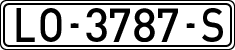 License plates of Spain, 1971 year series