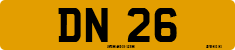 License plate of the United Kingdom, 1903 year system