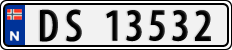 License plate of Norway, Cars