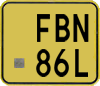 License plate of the Netherlands, Mopeds