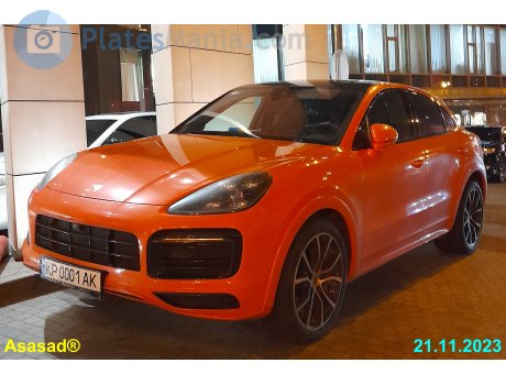 KP 0001 AK, Porsche Cayenne