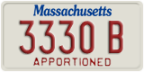 Massachusetts, Apportioned