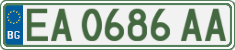 License plate of Bulgaria, Cars