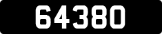 License plate of Guernsey, Regular plates