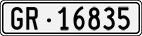 License plate of Switzerland, Cars