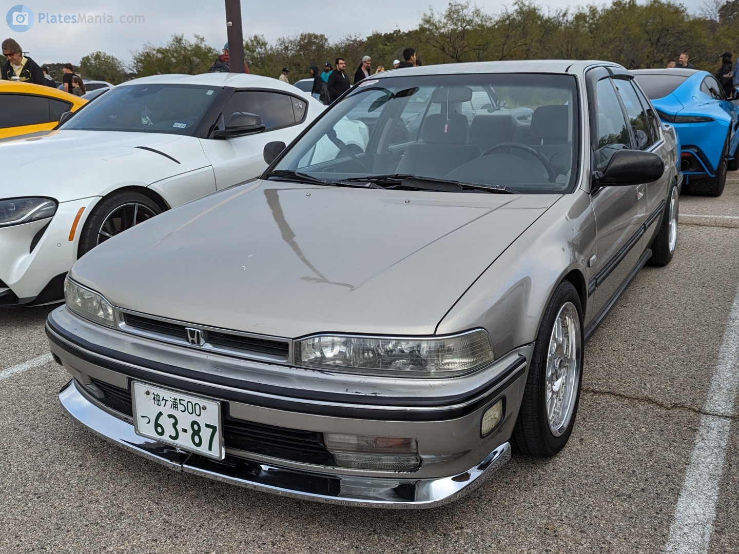 袖ヶ浦 500 つ 6387, License plate without vehicle 