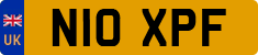 License plate of the United Kingdom, 1983 year system