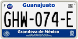 Guanajuato, Cars (AAA-000-A)
