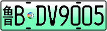 License plate of China, Electric vehicles