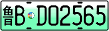 License plate of China, Electric vehicles