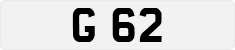 License plate of Gibraltar, Regular car plates (G 12345)