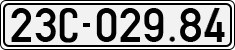 License plate of Vietnam, Cars