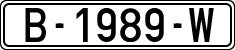 License plates of Spain, 1971 year series