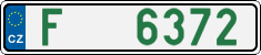 License plate of the Czech Republic, Dealer (2001)