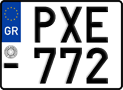 License plate of Greece, Motorcycles