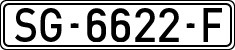 License plates of Spain, 1971 year series