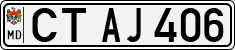 License plate of Moldova, Cars (1992)